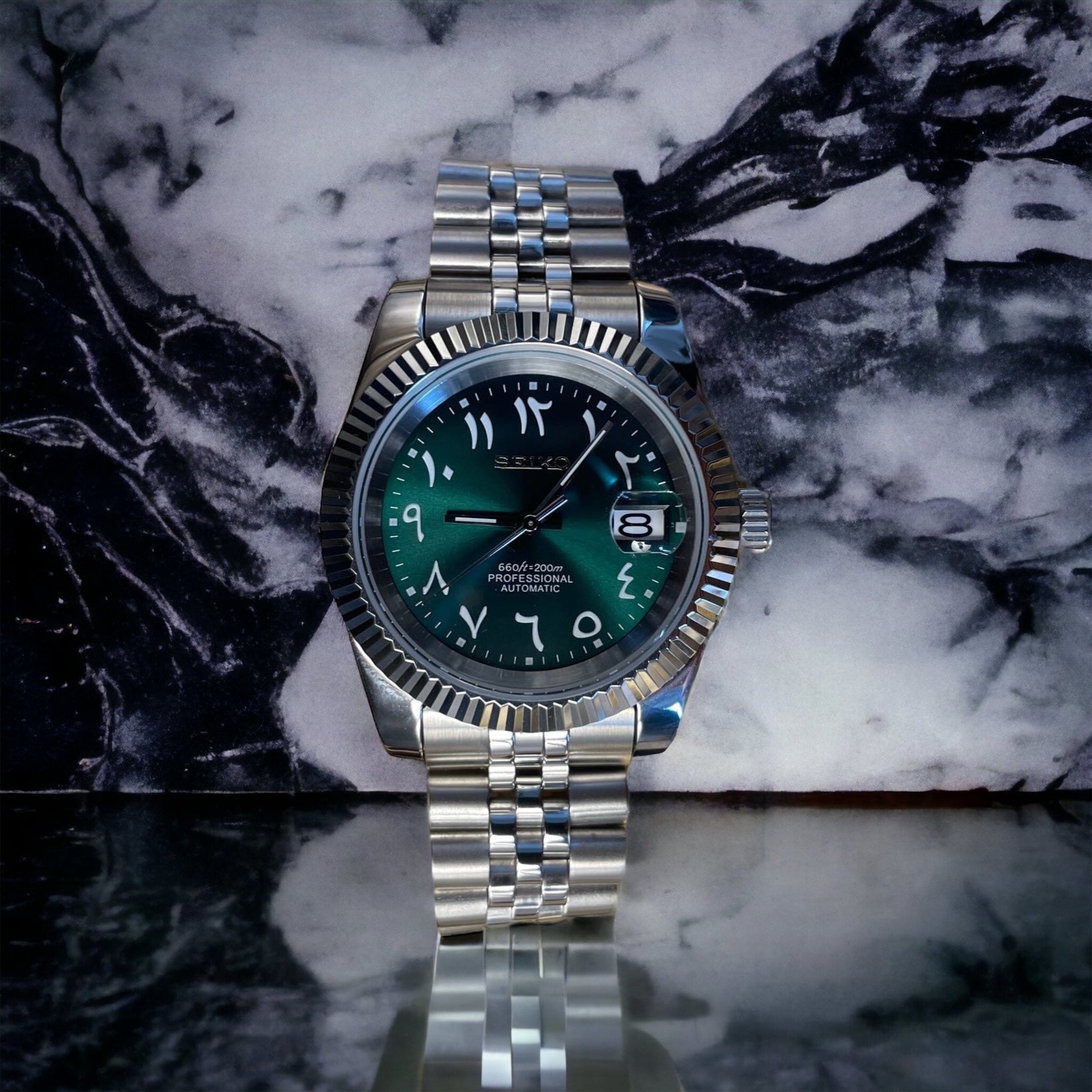 Arap Green Seiko Mod Watch