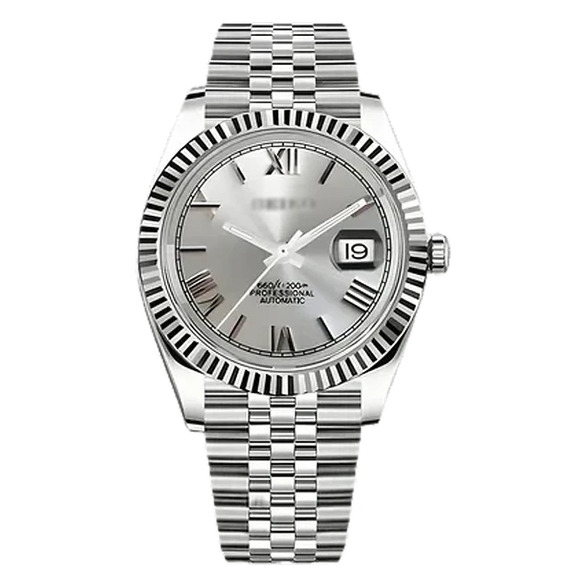 SMODX Fluted Date, Silver Roman