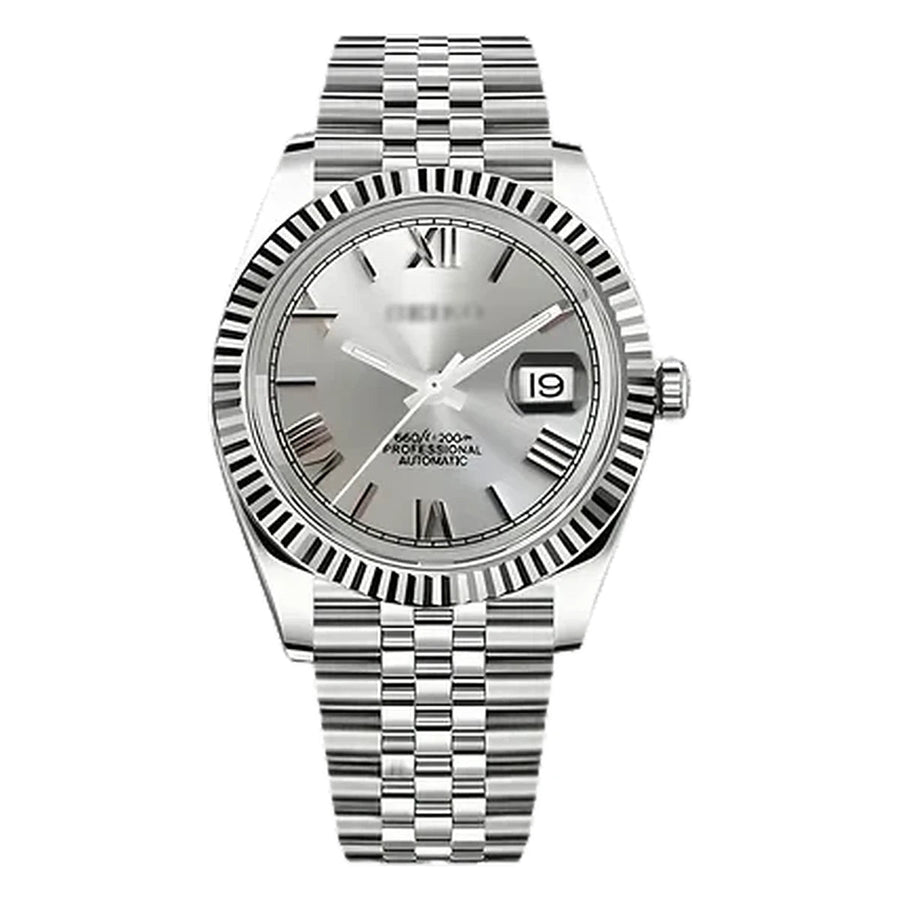 SMODX Fluted Date, Silver Roman