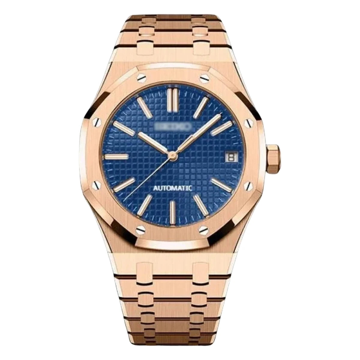 SMODX Octagon, Blue, Rose Gold Tone